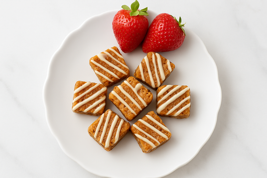 Web-optimized energy bars with strawberries