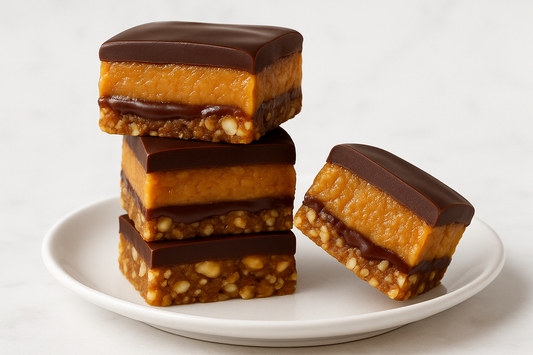 Sophisticated Snickery Snack with enhanced visibility